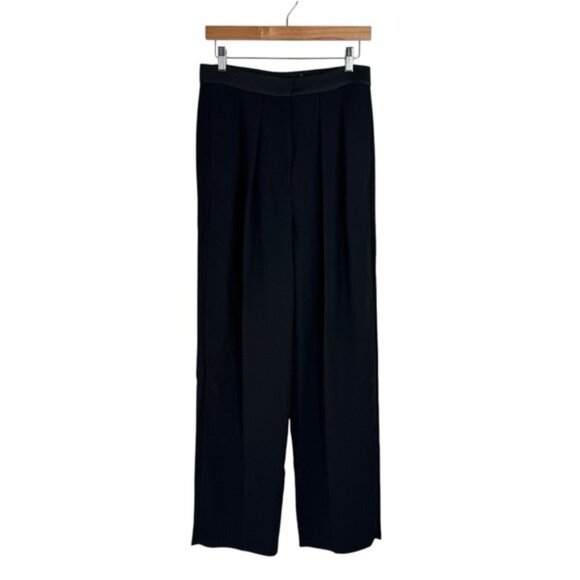 Marella 365 Arles Black Long Trouser Pleated Pants Size 2 NWT - Picture 3 of 9